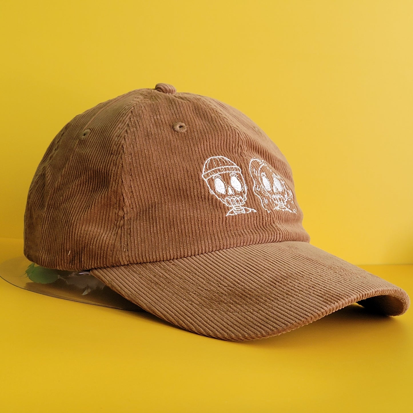 Barrio Drive Skull Logo Corduroy Cap