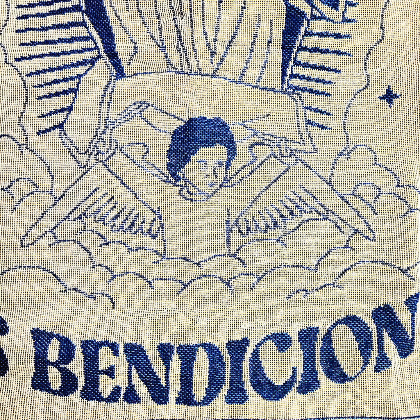 Me Llueven Las Bendiciones Woven Blanket