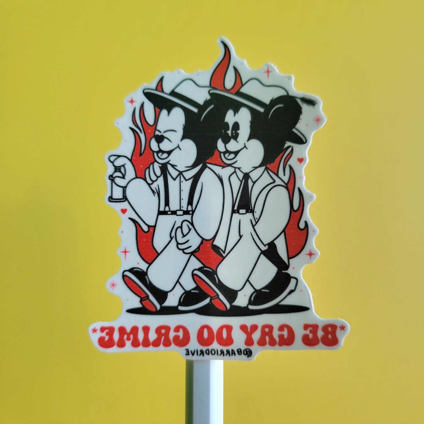 Be Gay Do Crime sticker