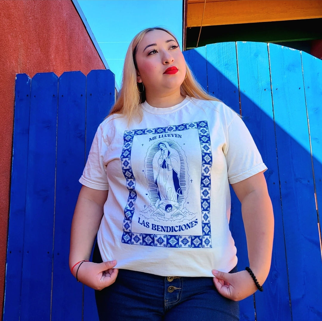 Me Llueven Las Bendiciones Azulejo Shirt