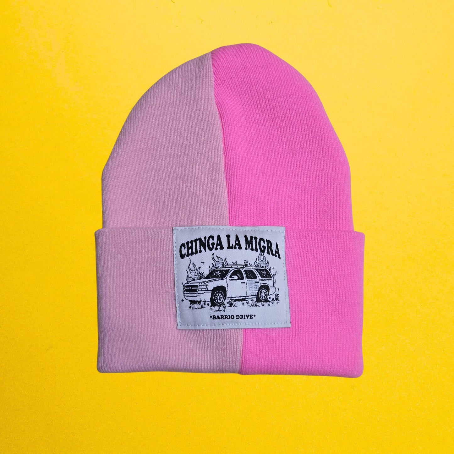 Chinga La Migra Split Beanie