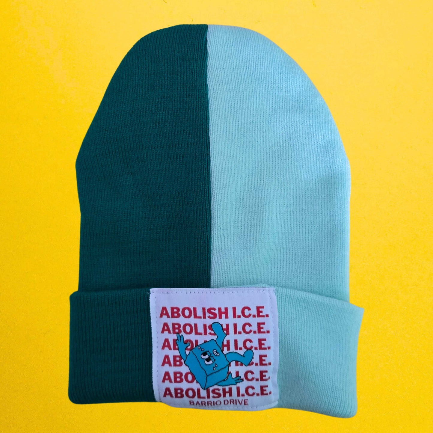 ABOLISH I.C.E. Split Beanie