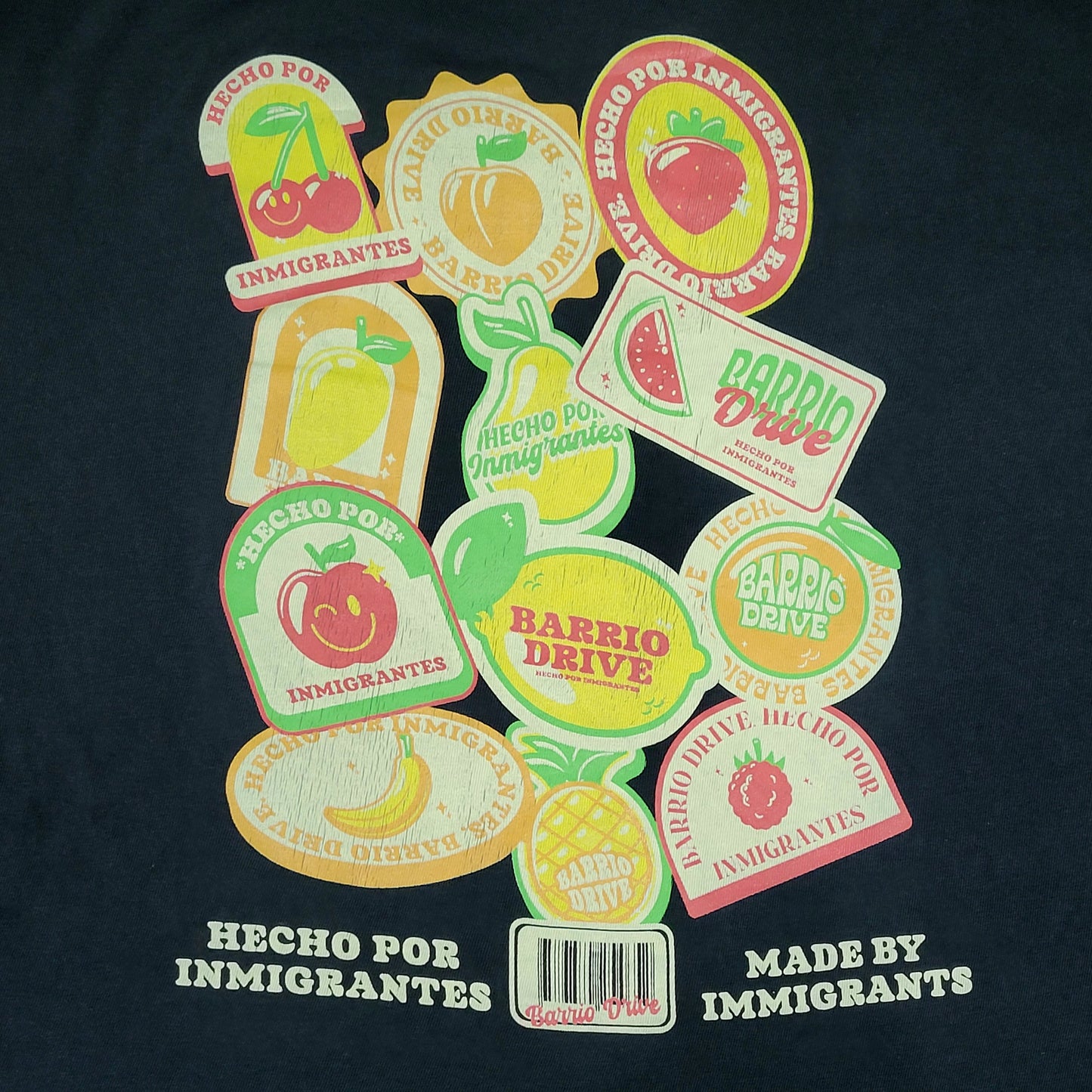 Hecho Por Inmigrantes: Frutas Shirt