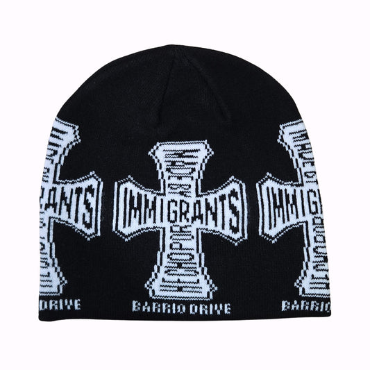 Made By Immigrants Cross Beanie