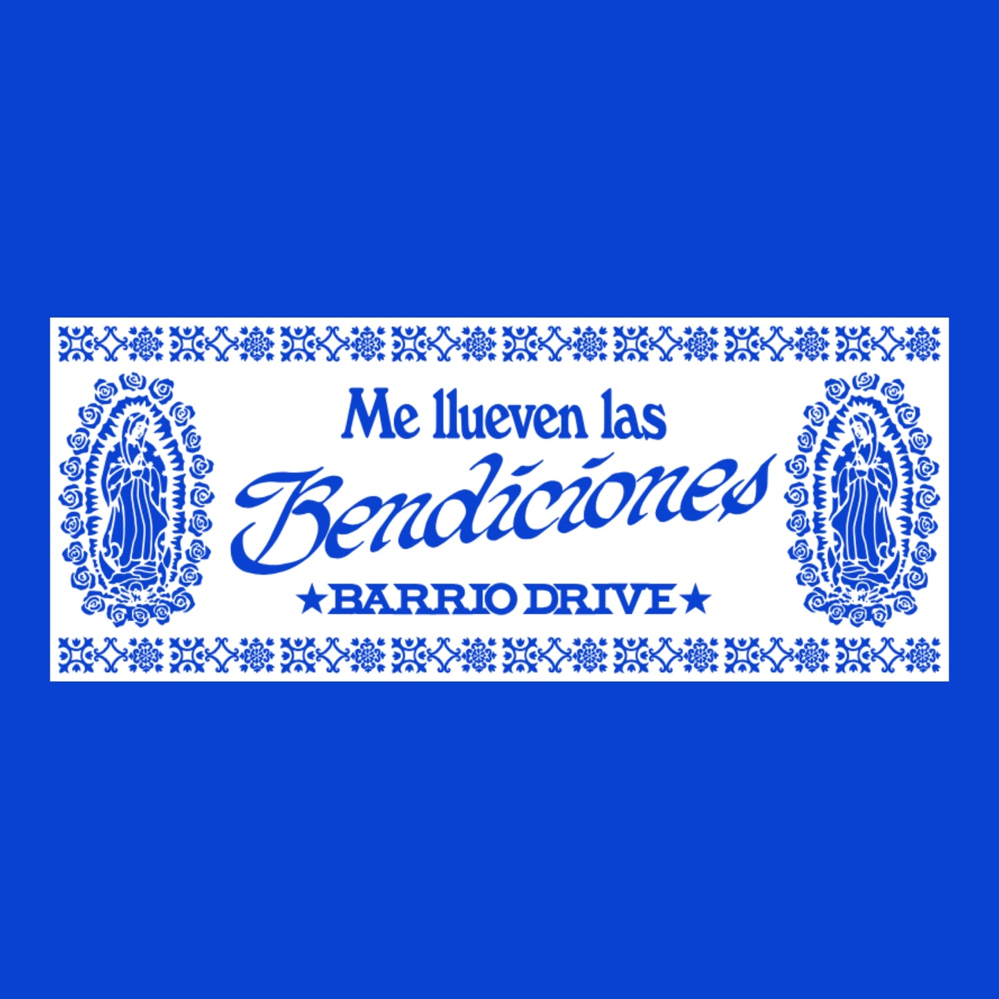 Me Llueven Las Bendiciones Bumper Sticker