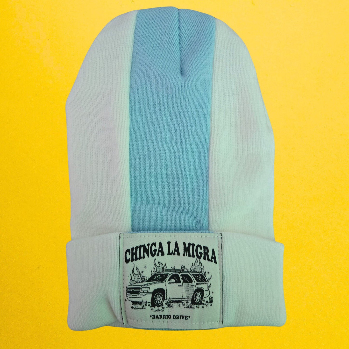 Chinga La Migra Split Beanie