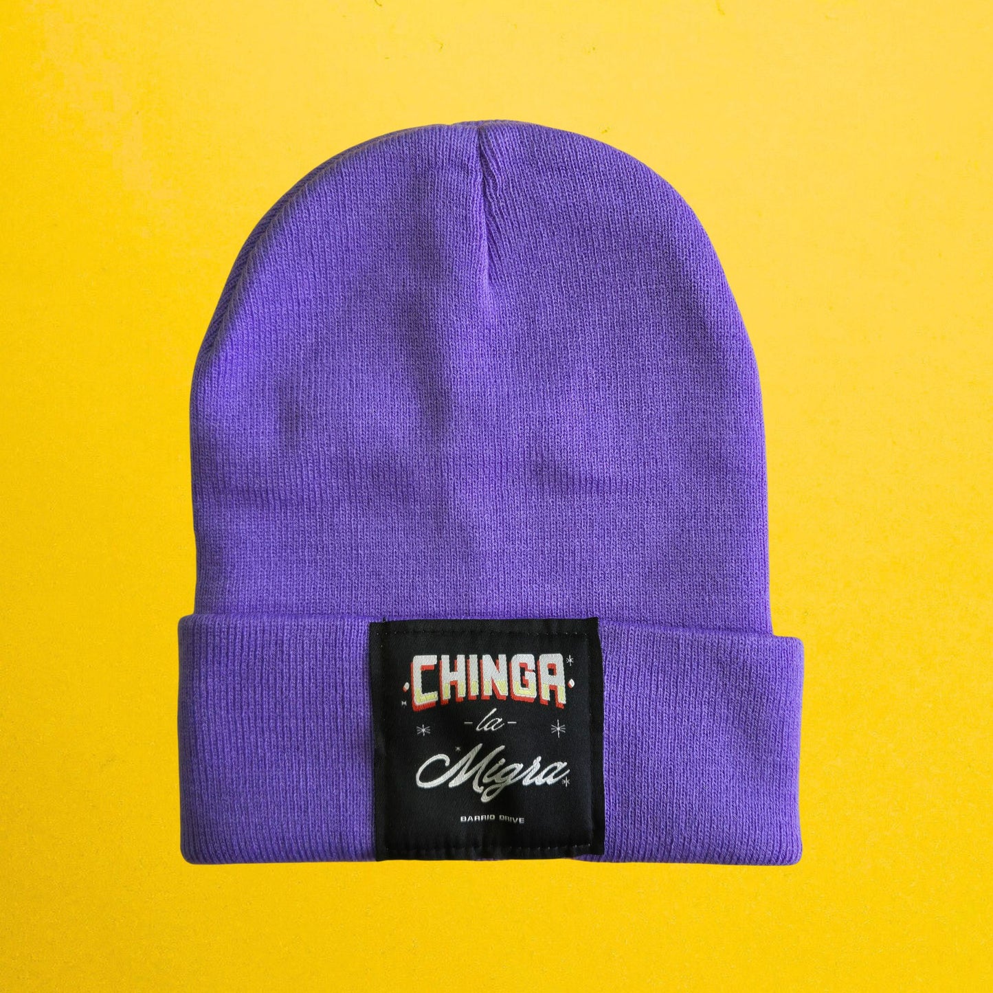 Chinga La Migra Rotulo Beanie