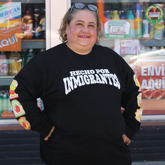 Hecho Por Inmigrantes: Frutas Long Sleeve Shirt (DISCONTINUED)