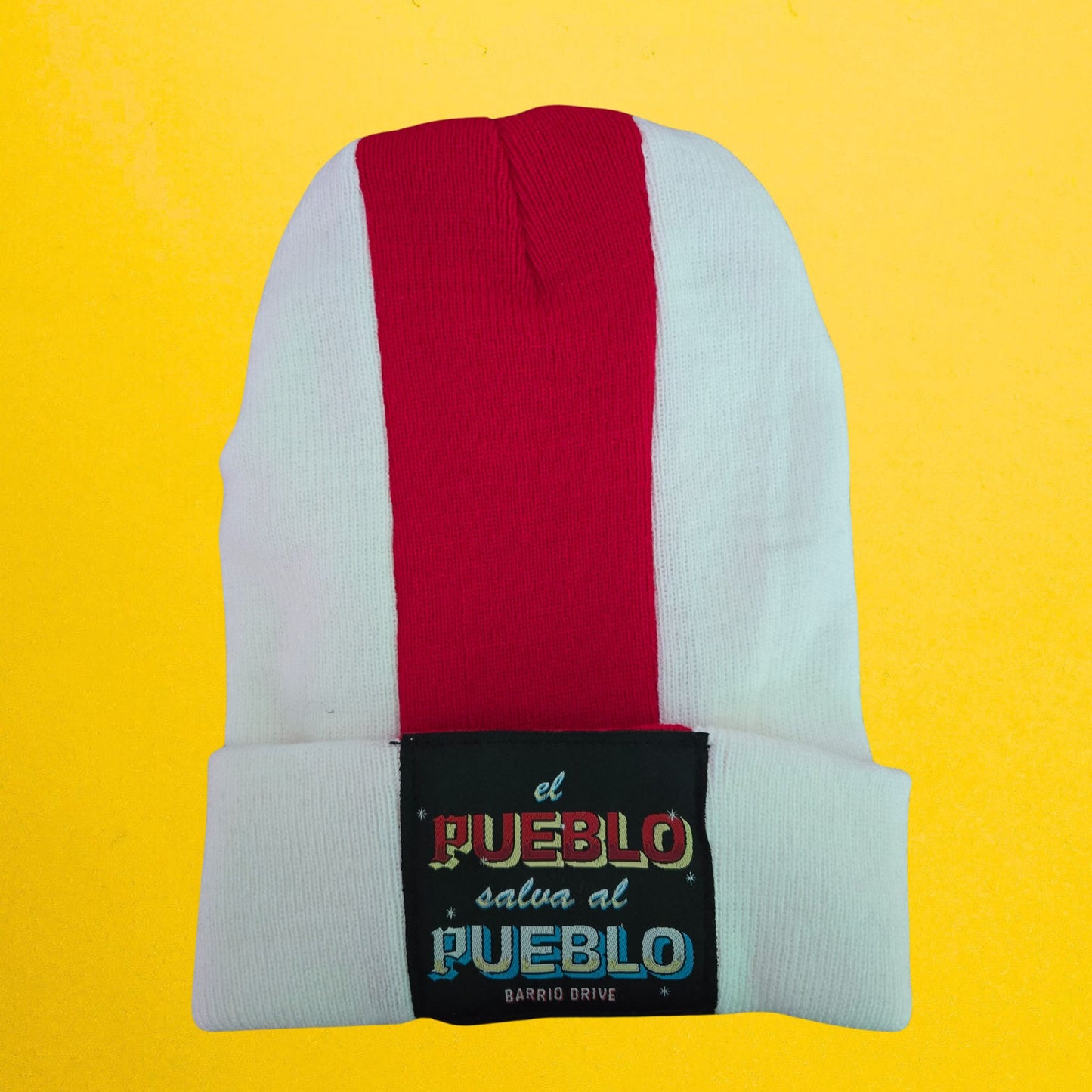 El Pueblo Salva Al Pueblo Split Beanie