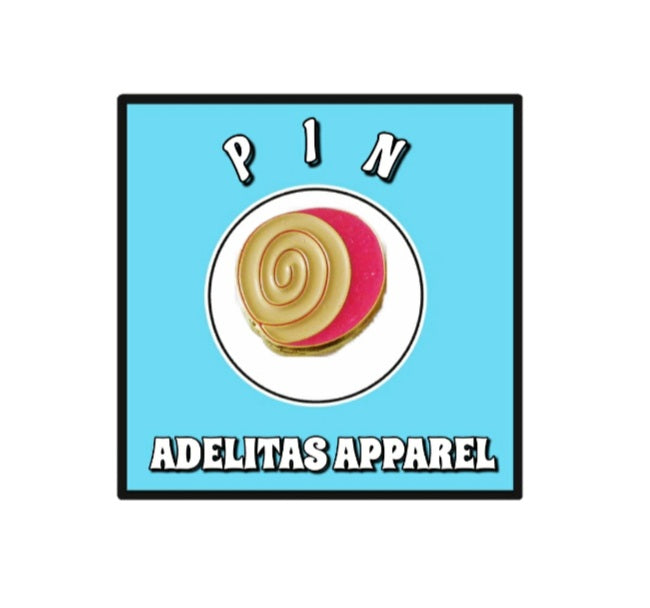 Niño Envuelto Glittery Pan Dulce Pin