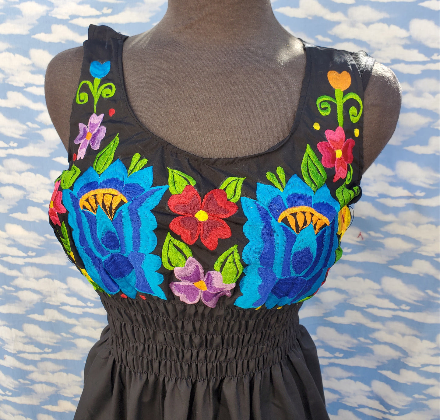 1x hand embroided dress (fits s-1x)