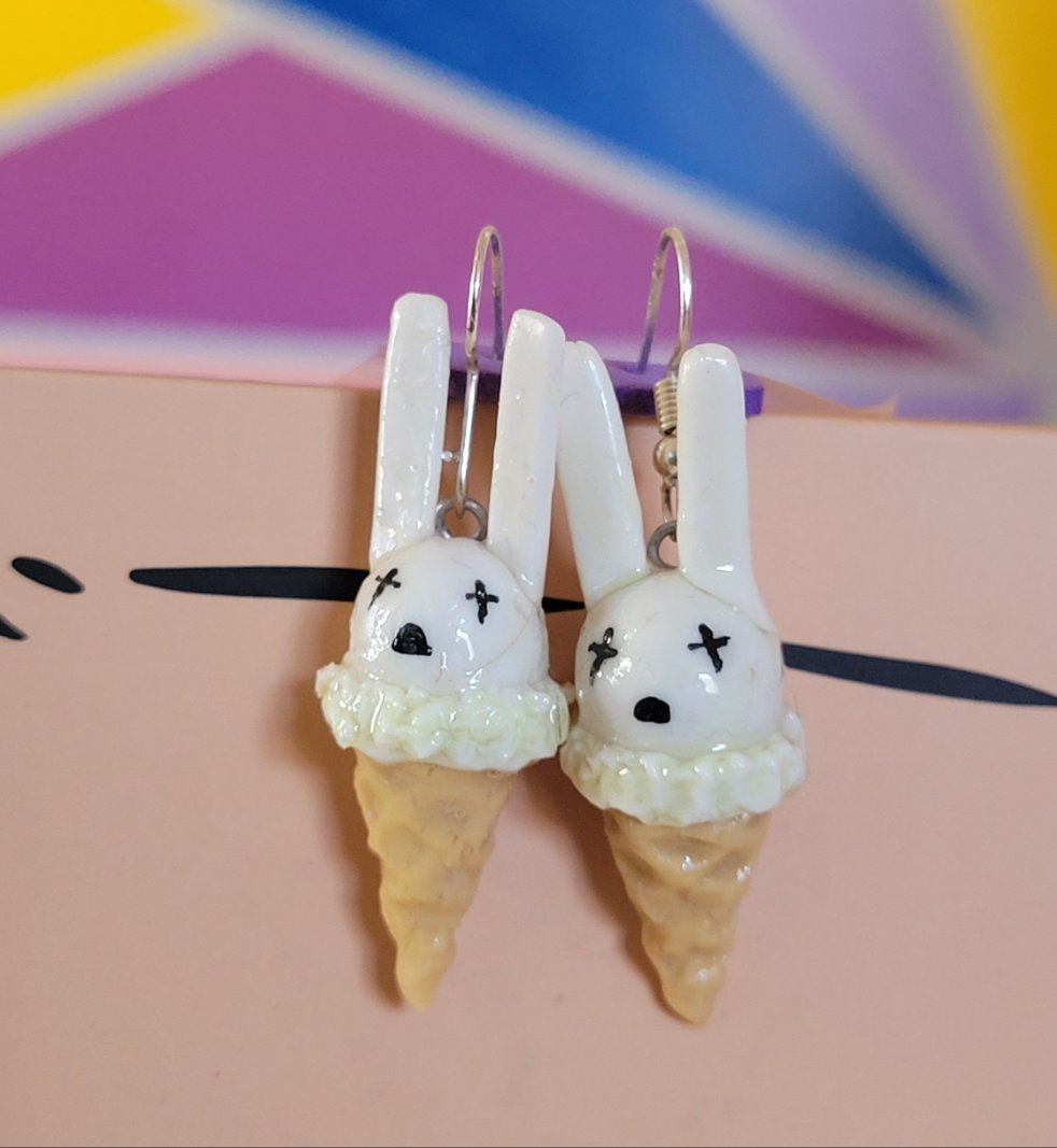 Bad Bunny Ice Cream Paleta Earrings
