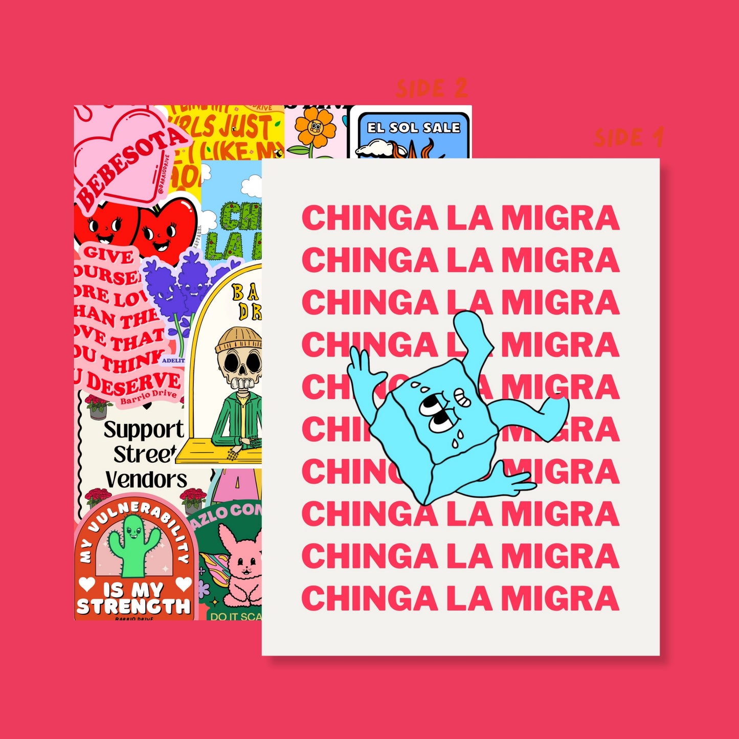 Chinga La Migra Poster