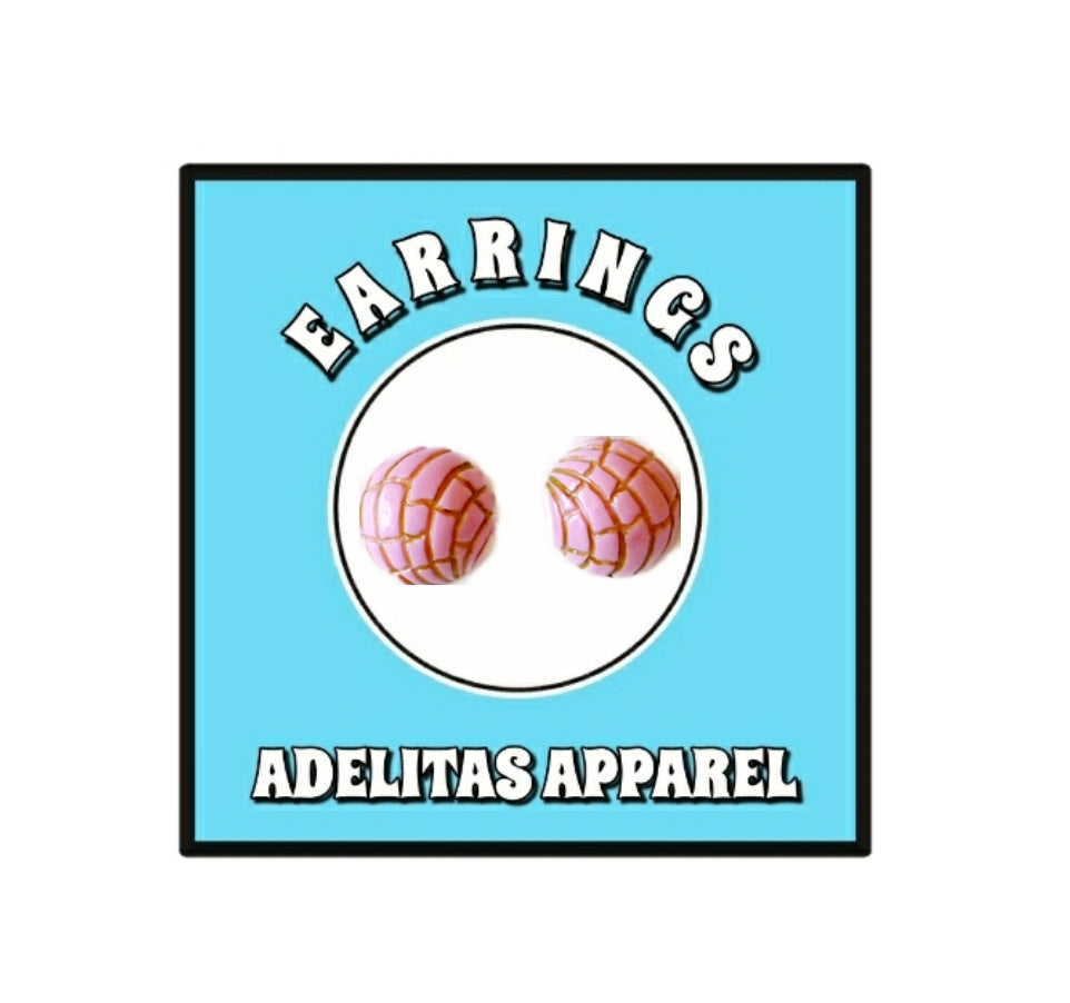 Concha de Fresa stud earrings