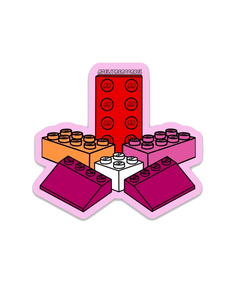 Lego Discrete PRIDE Sticker