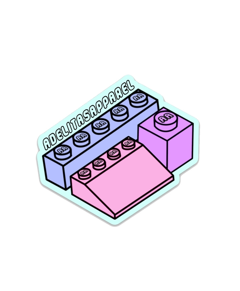 Lego Discrete PRIDE Sticker