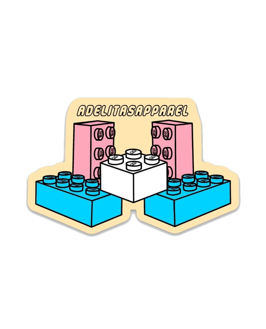 Lego Discrete PRIDE Sticker