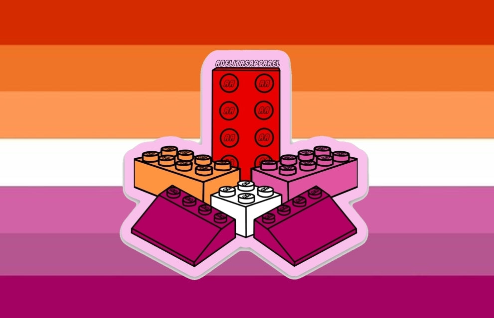 Lego Discrete PRIDE Sticker