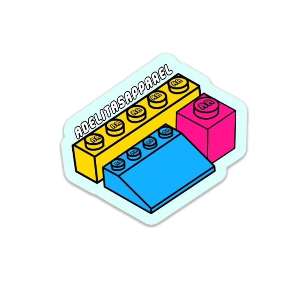Lego Discrete PRIDE Sticker
