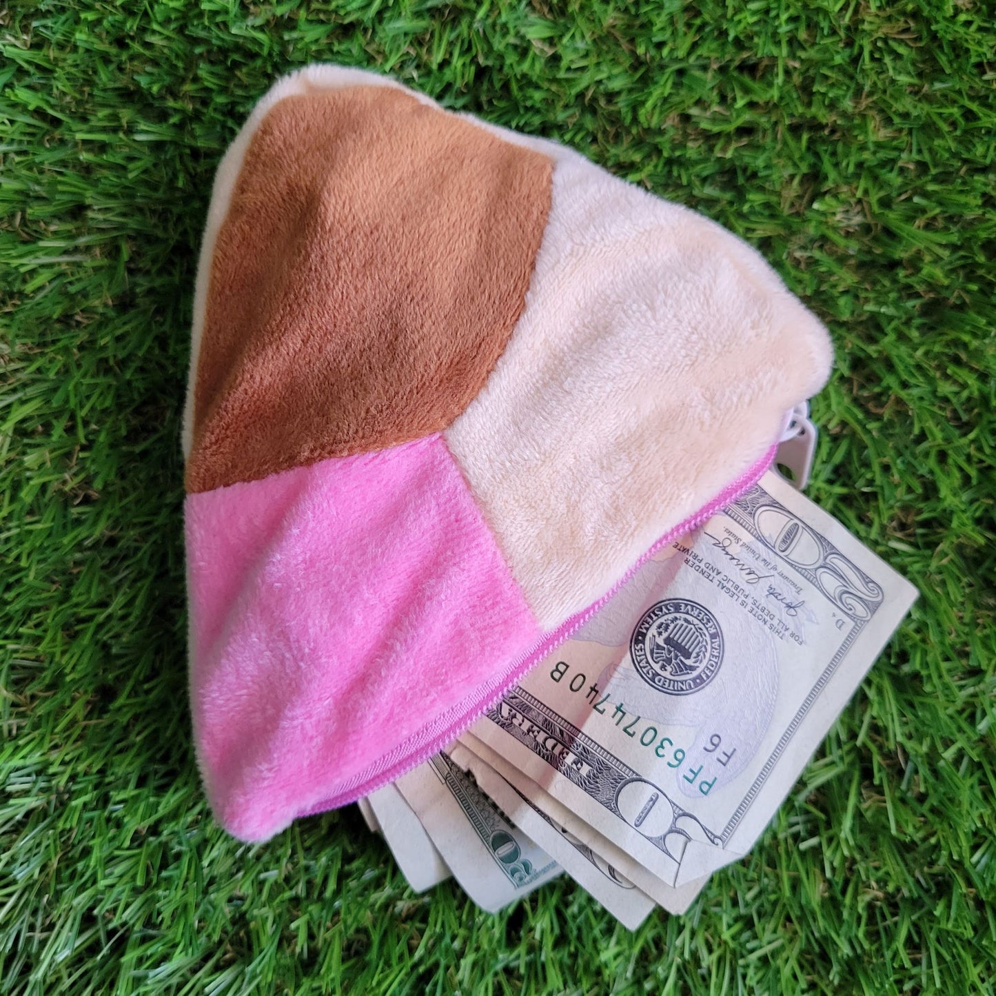 Pan Dulce Tri-Color Pouch Coin Purse