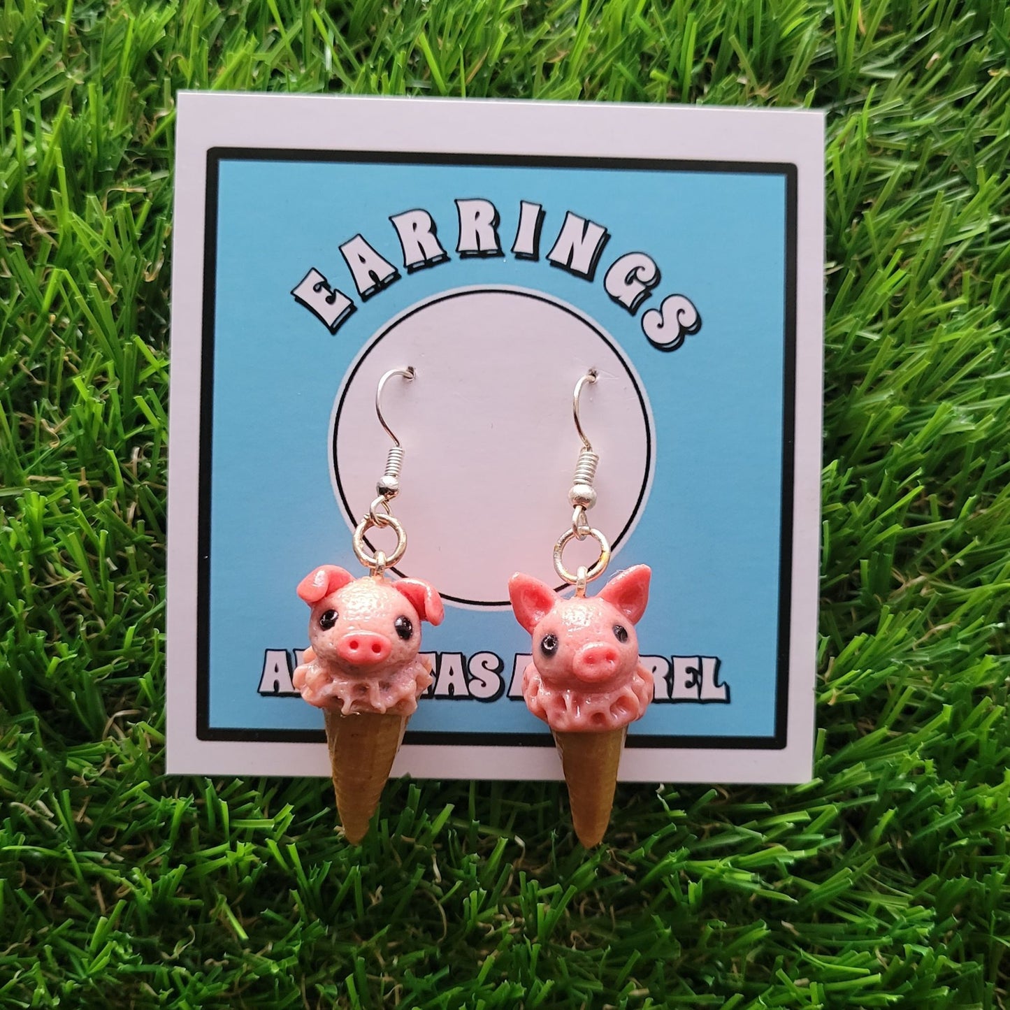 Puerquito Ice Cream Earrings