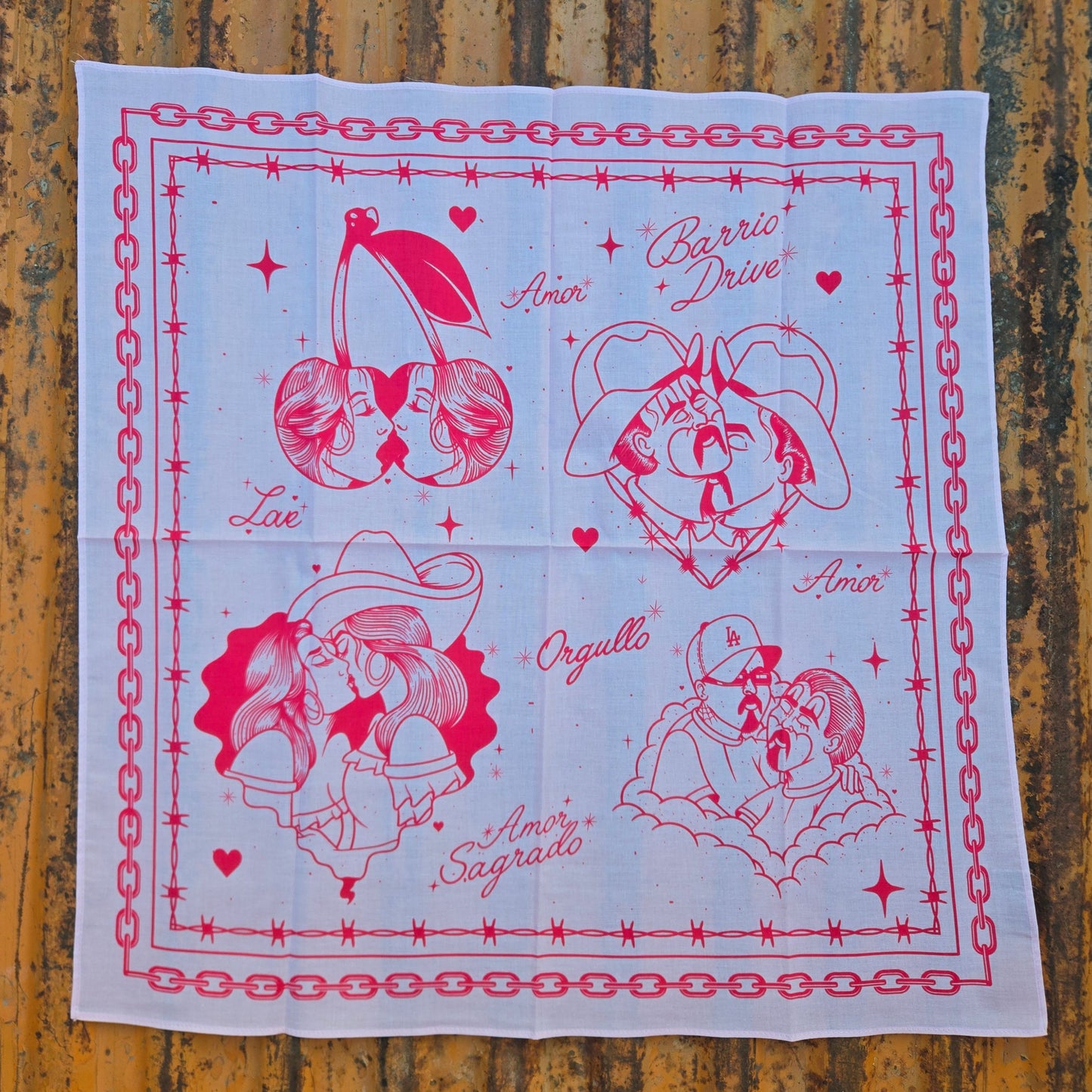 Amor Sagrado Bandana (Pink)