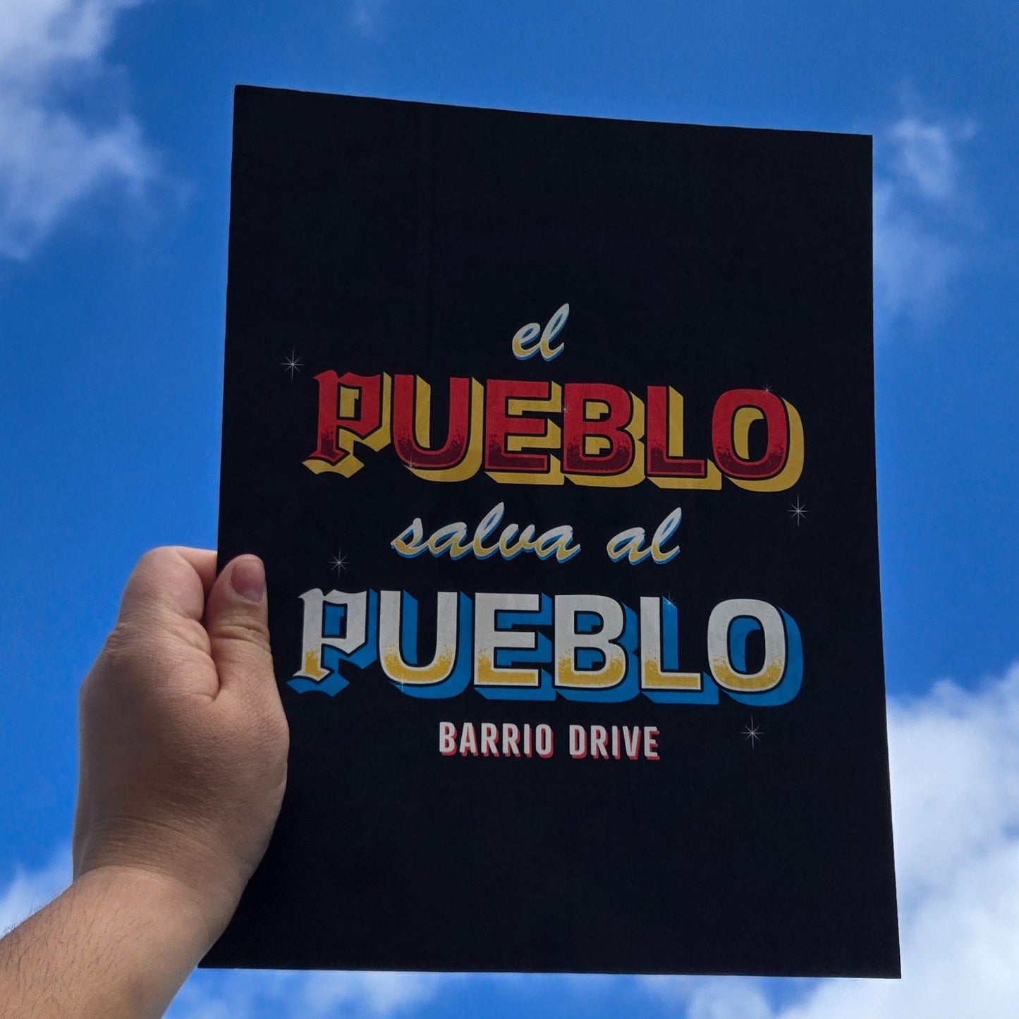 El Pueblo Salva Al Pueblo Print