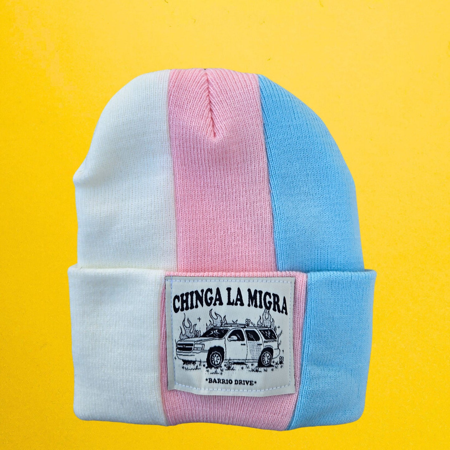 Chinga La Migra Split Beanie