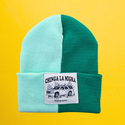 Chinga La Migra Split Beanie