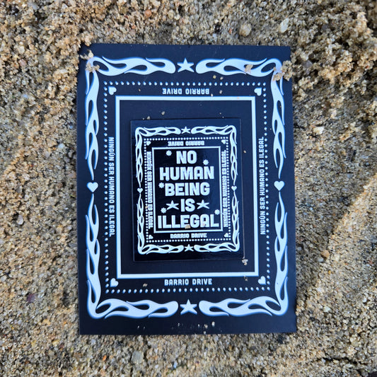 No Human Being Is Illegal Pin