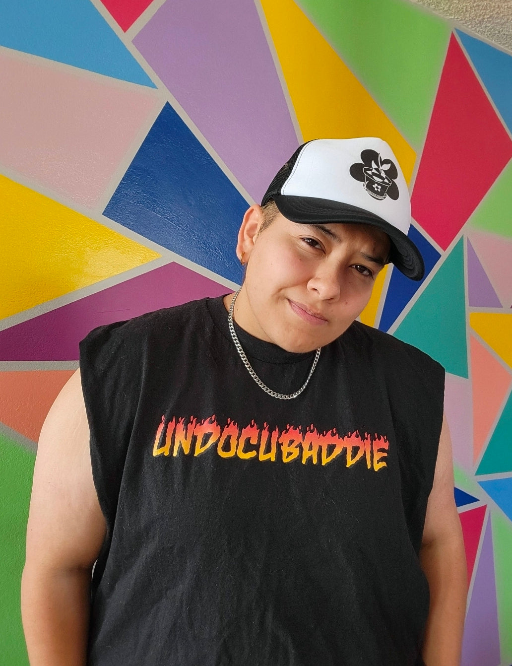 Undocubaddie Flame Muscle shirt