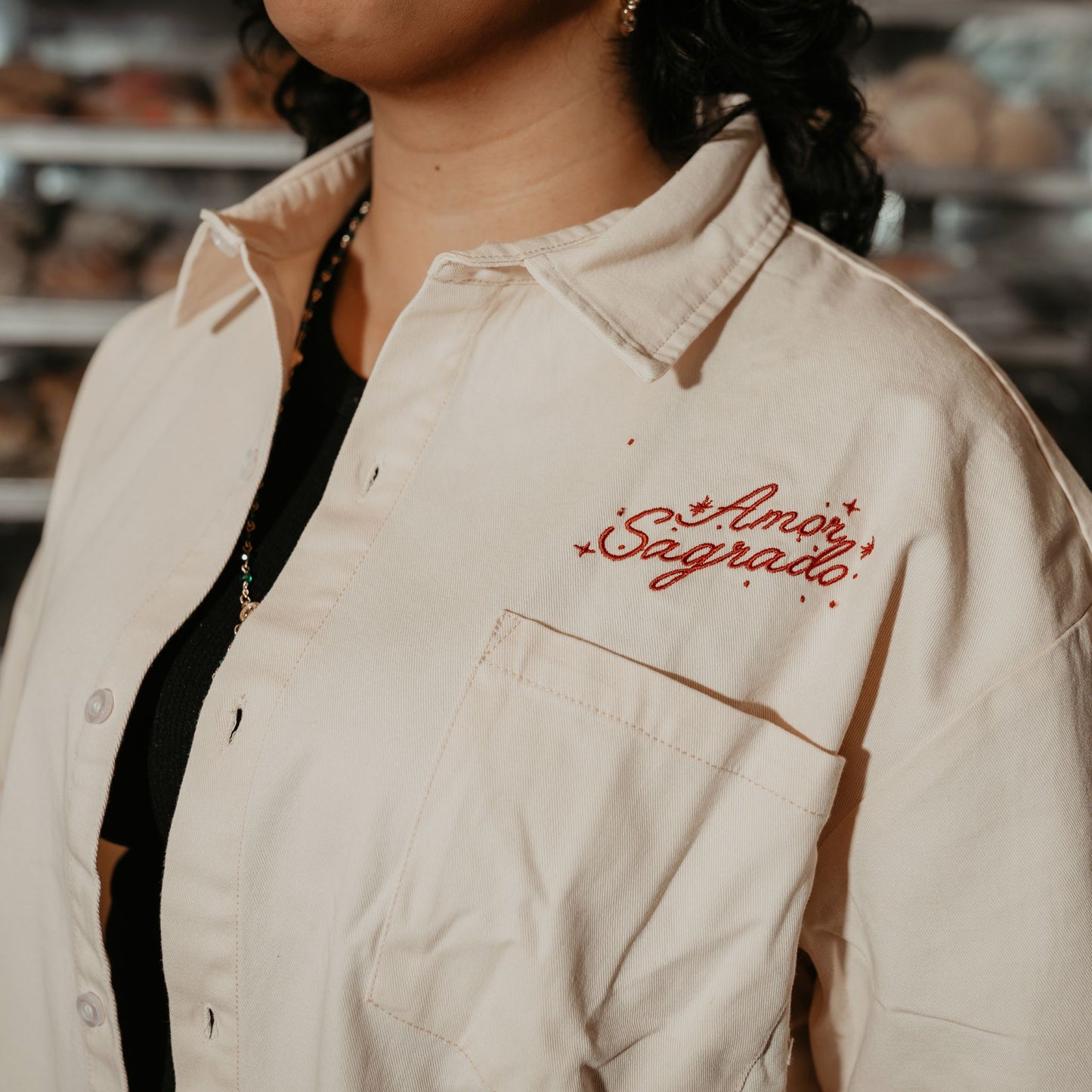 Amor Sagrado Short Sleeve Work Shirt