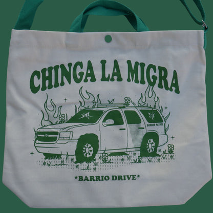 Chinga La Migra Tote Bag