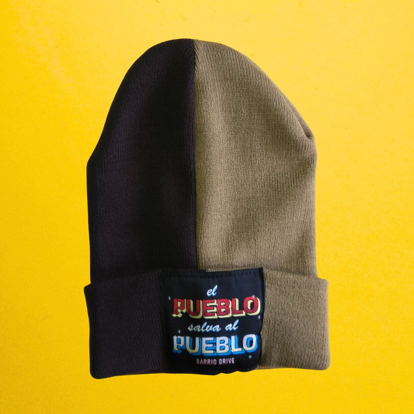 El Pueblo Salva Al Pueblo Split Beanie