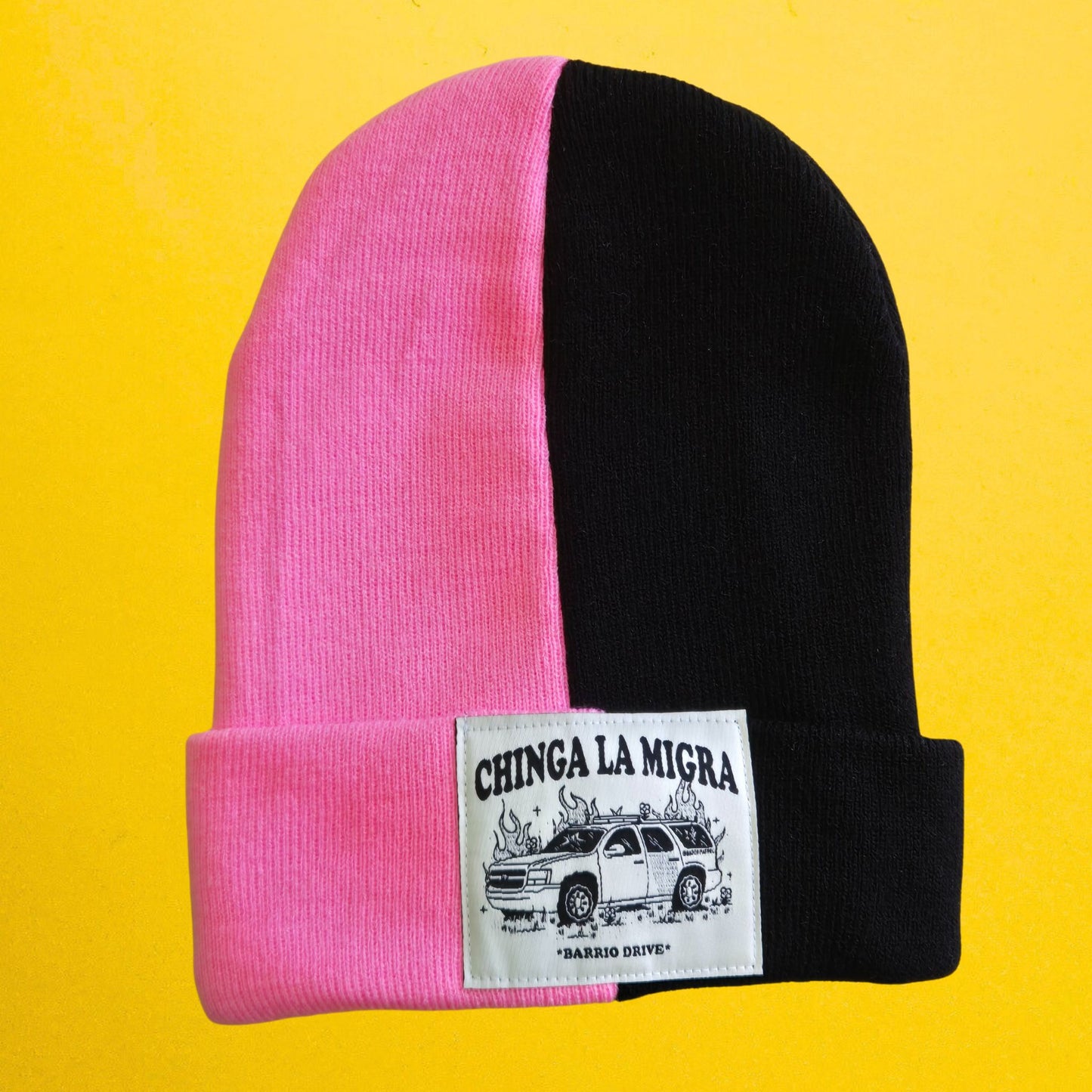 Chinga La Migra Split Beanie