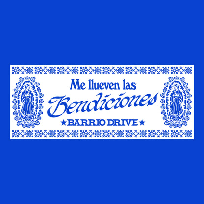 Me Llueven Las Bendiciones Bumper Sticker