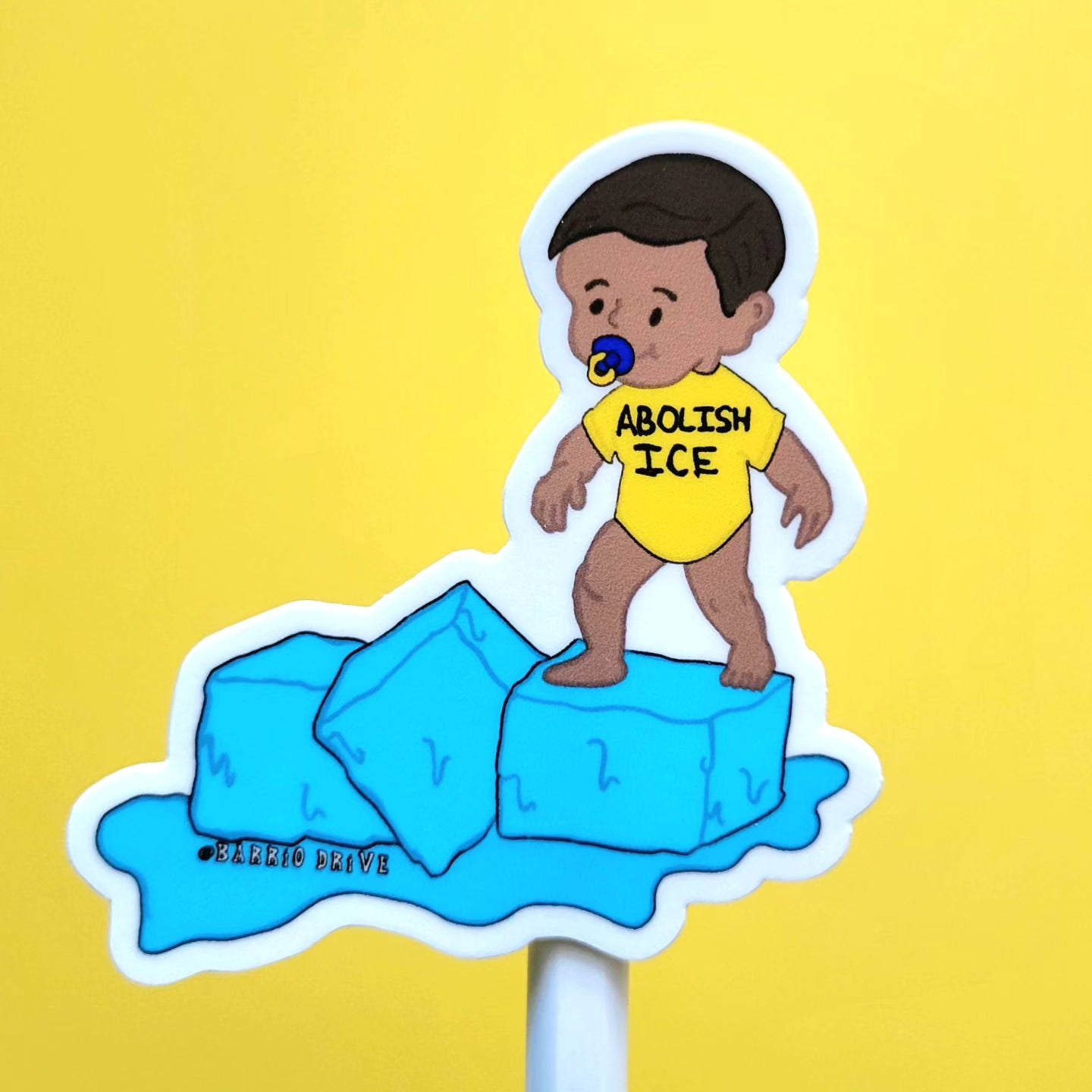 Abolish ICE Baby Leopoldo Sticker