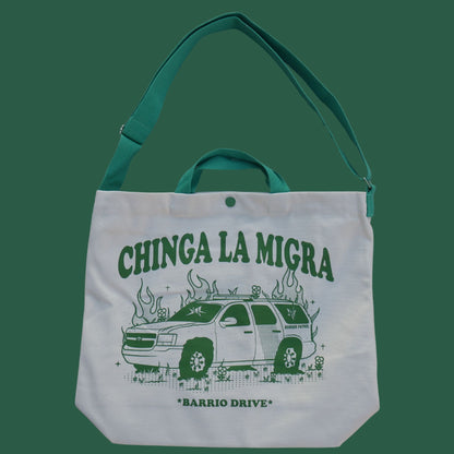 Chinga La Migra Tote Bag