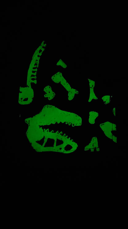 Dinosaur Glow In The Dark Halloween face mask