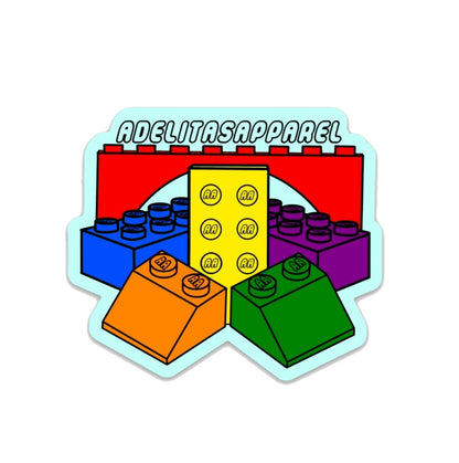 Lego Discrete PRIDE Sticker