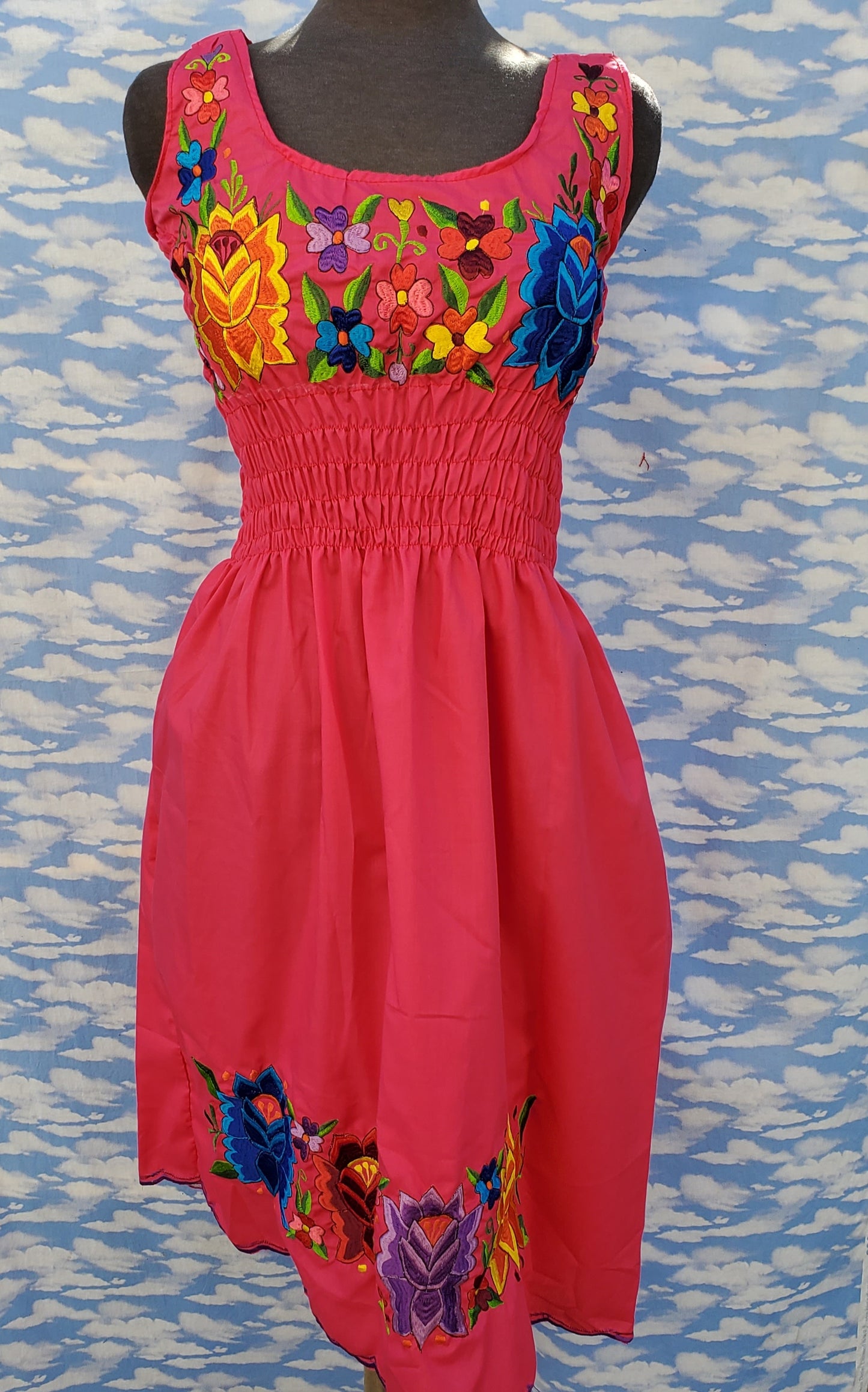 2x hand embroided dress