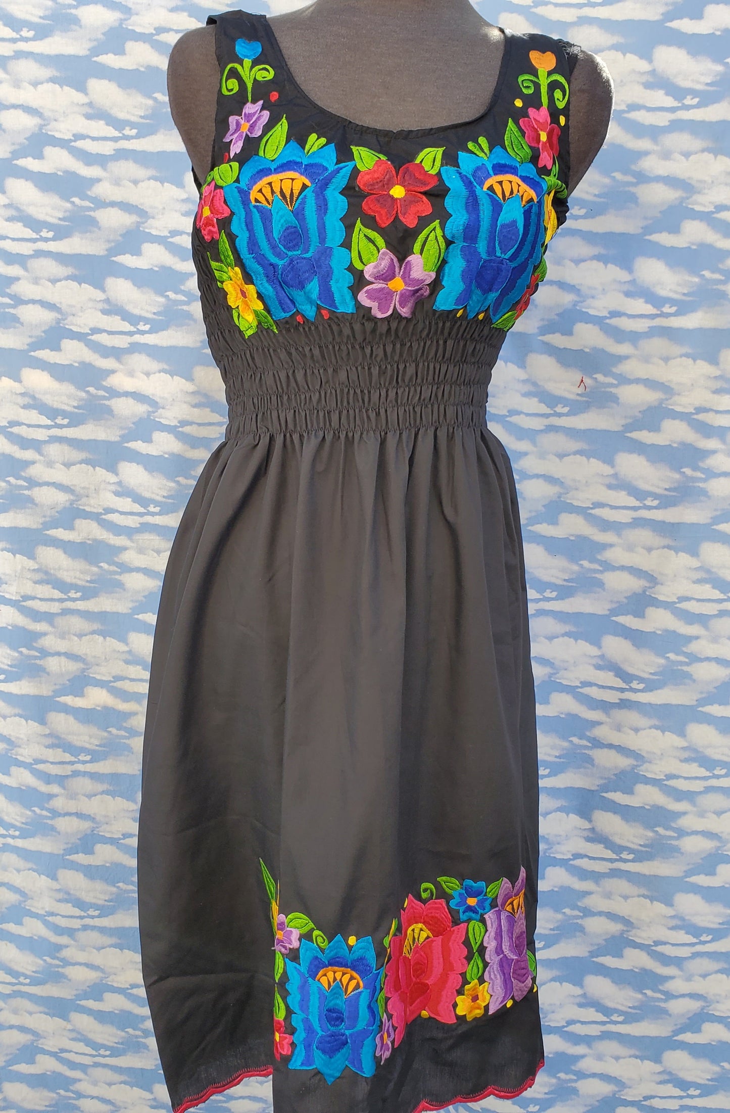 2x hand embroided dress