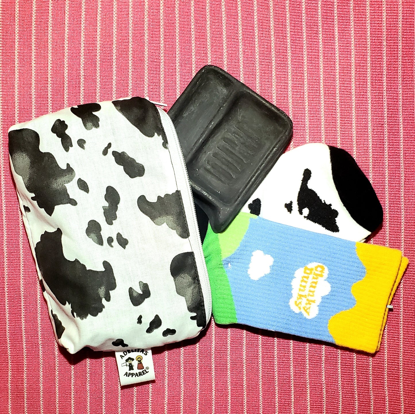 Cow Print Carry All Pouch