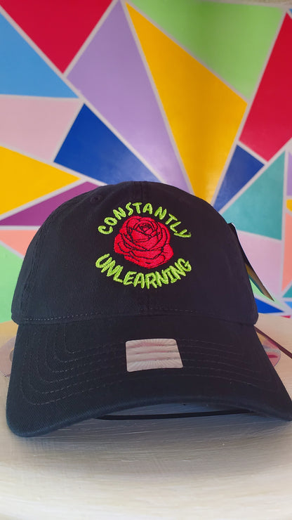 Triangle Embroidered Trucker Hat