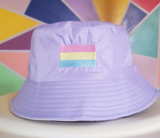 Pansexual Flag PRIDE  Bucket Hat