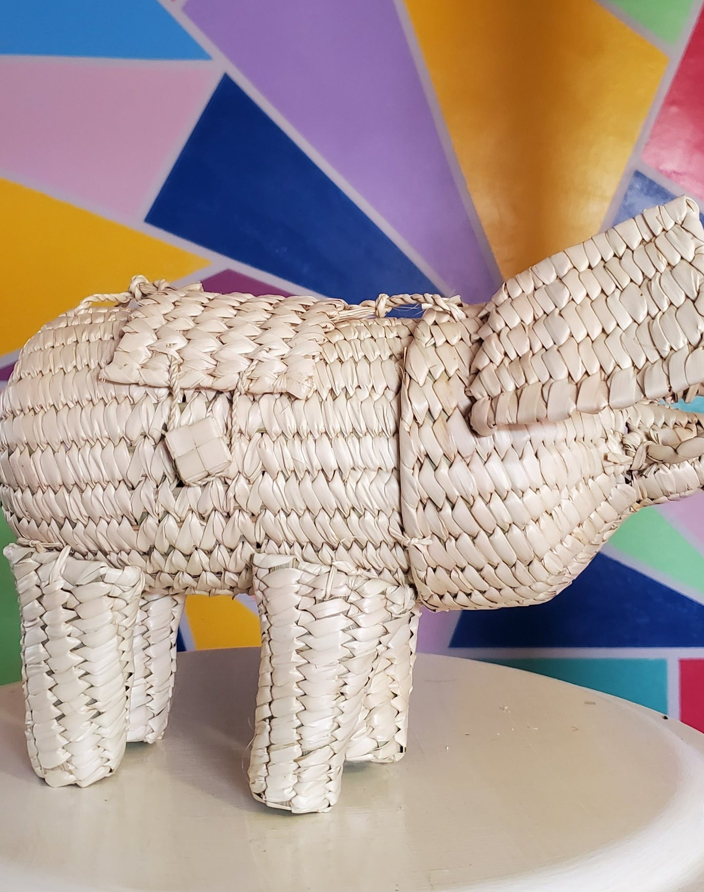 Mexican woven elephant bag