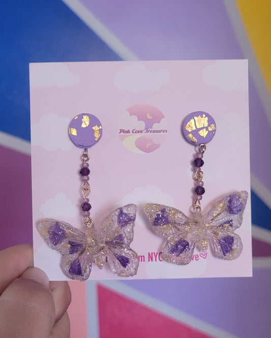 Butterfly Transparent Earrings