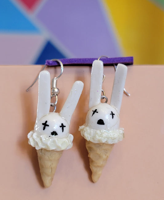 Bad Bunny Ice Cream Paleta Earrings