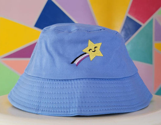 Asexual Flag PRIDE  Bucket Hat
