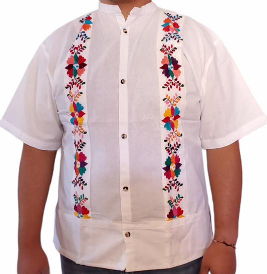 embroided Guayabera Large